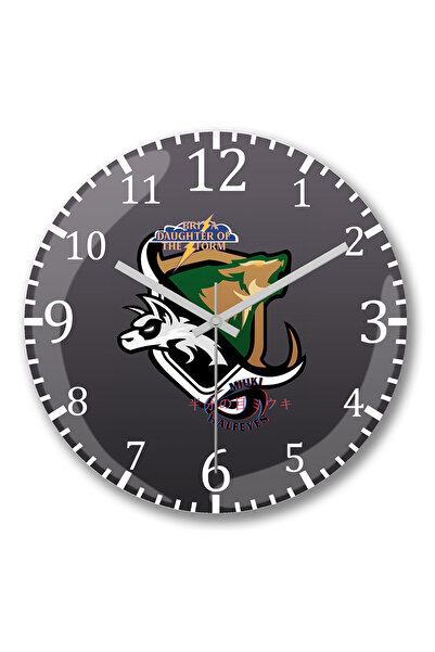 BASKI DÜNYASI Storm end Halfeyes 2 Ceas de perete Bombeli din sticlă autentică