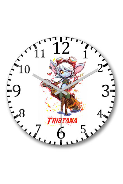 BASKI DÜNYASI Ceas de perete Trıstana din sticlă autentică bombată