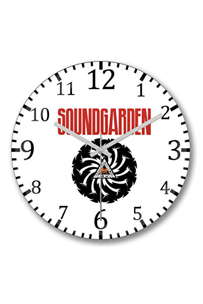 BASKI DÜNYASI Ceas de perete Soundgarden1 din sticlă autentică bombată