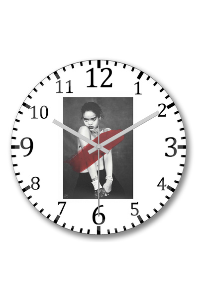 BASKI DÜNYASI Ceas de perete anti-ll din sticlă autentică bombată