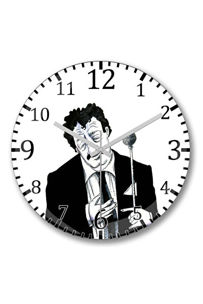 BASKI DÜNYASI Müslüm Gürses Ceas de perete din sticlă autentică bombată, care...