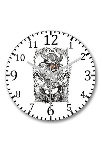 BASKI DÜNYASI ساعة حائط فيك من الزجاج الحقيقي المنحني