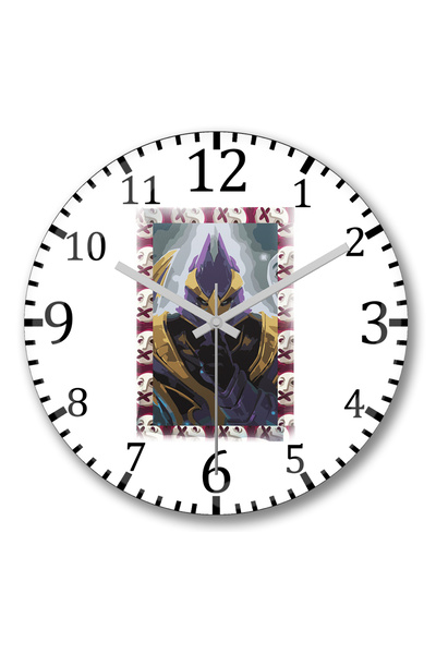 BASKI DÜNYASI Silencer Dota Ceas de perete Bombeli din sticlă autentică