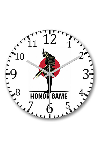 BASKI DÜNYASI Ceas de perete Honor Game Jogo de Honra din sticlă autentică bo...