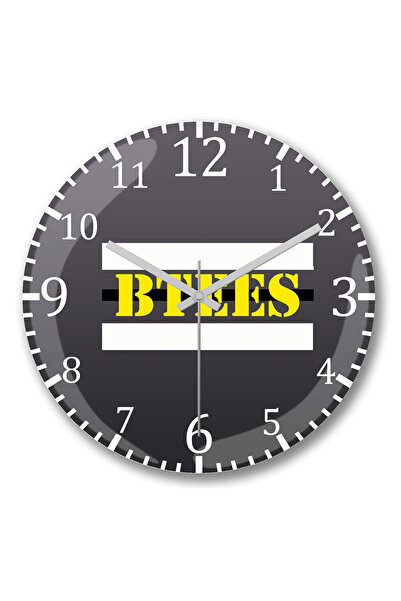 BASKI DÜNYASI Ceas de perete Btees Simples 2 din sticlă autentică