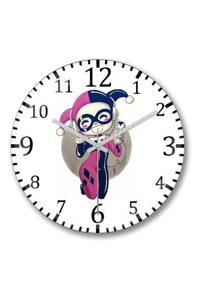 BASKI DÜNYASI ساعة حائط من الزجاج الحقيقي المنحني