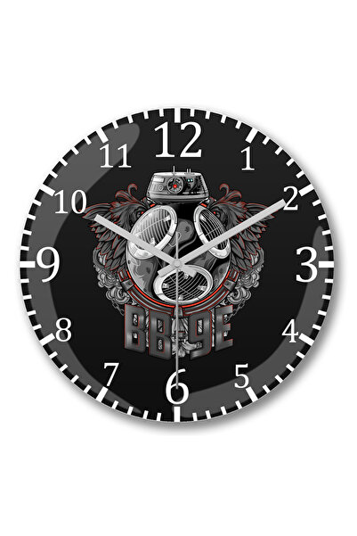 BASKI DÜNYASI Ceas de perete Bb9e din sticlă autentică bombată