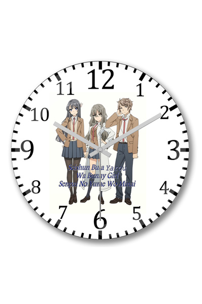 BASKI DÜNYASI Ceas de perete Seishun Buta Yarou wa Bunny Girl Senpai no Yume ...