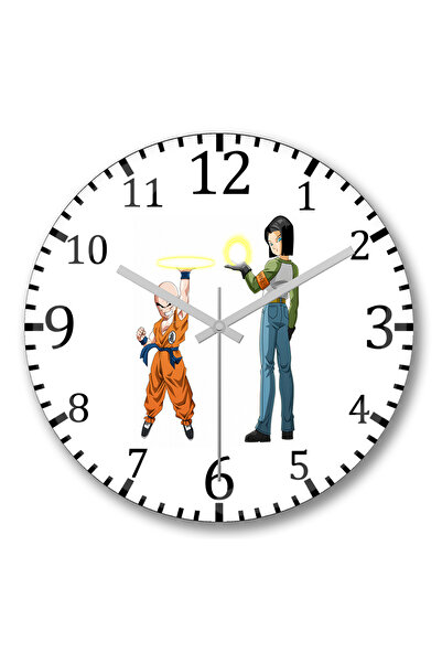 BASKI DÜNYASI 17 E Ceas de perete Kuririn din sticlă autentică bombată