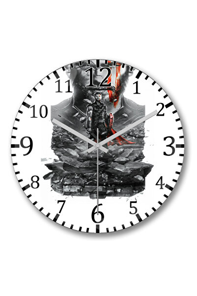 BASKI DÜNYASI Ceas de perete Kpthor din sticlă autentică bombată