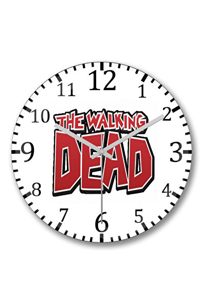 BASKI DÜNYASI Ceas de perete The Walking Dead Twd din sticlă autentică bombată