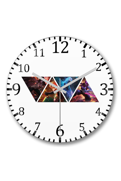 BASKI DÜNYASI Ceas de perete Katarina League of Legends din sticlă autentică ...