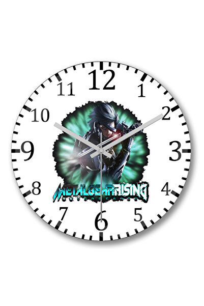 BASKI DÜNYASI Ceas de perete din metal cu rezina, sticla curbată autentică