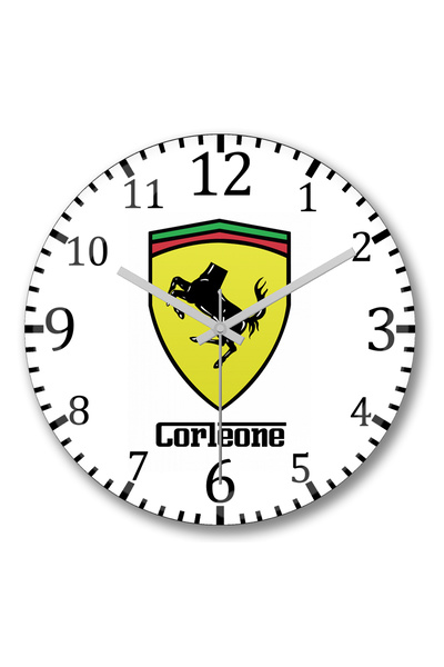 BASKI DÜNYASI Ceas de perete Corleone din sticlă autentică bombată