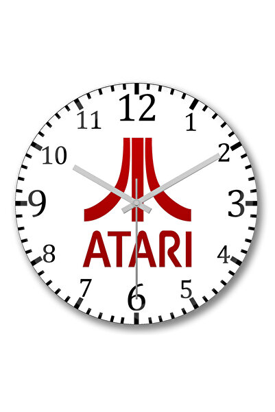 BASKI DÜNYASI Ceas de perete Atar din sticlă autentică bombată