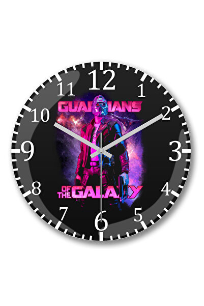 BASKI DÜNYASI ساعة حائط Inglourious Basterds من الزجاج الحقيقي المنحني