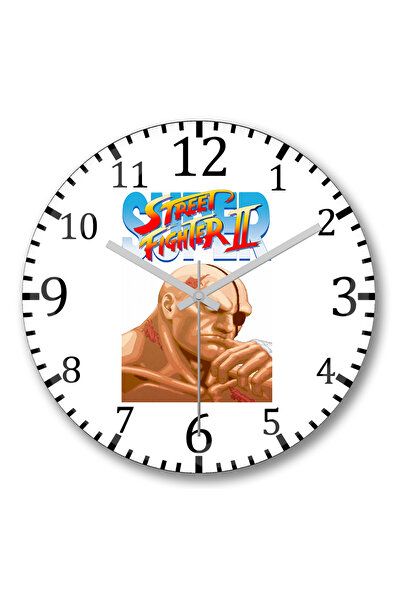 BASKI DÜNYASI ساعة حائط ستريت فايتر ساجات من الزجاج الحقيقي المنحني