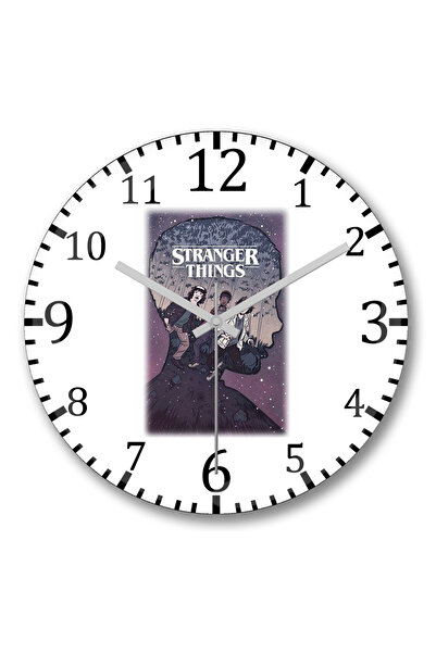 BASKI DÜNYASI ساعة حائط أشياء غريبة من الزجاج الحقيقي المنحني