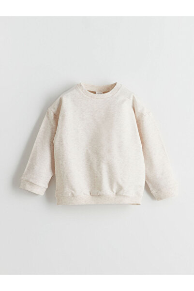 LC Waikiki Lcw Baby Bej Bisiklet Yaka Basic Erkek Bebek Pijama Takım