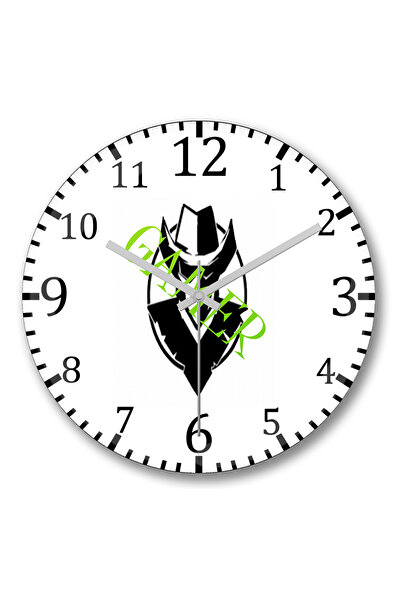 BASKI DÜNYASI Ceas de perete Remag din sticlă autentică bombată