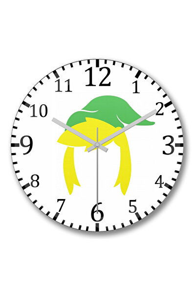 BASKI DÜNYASI ساعة حائط طبيب WhoTardis Splash Style من الزجاج الحقيقي المنحني