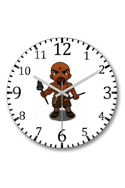 BASKI DÜNYASI Ceas de perete Metin Ferreiro din sticlă autentică bombată