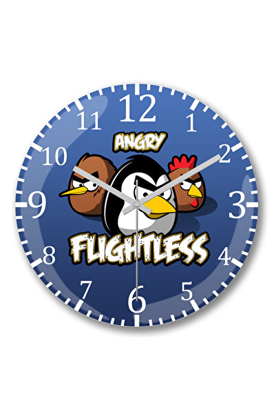 BASKI DÜNYASI Ceas de perete fără zgomot din sticlă autentică