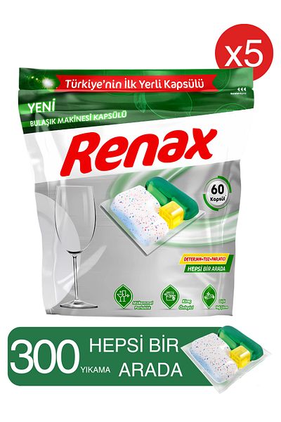 RENAX 300 L Dishwasher Capsule All in One
