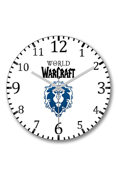 BASKI DÜNYASI Zidni sat World of Warcraft Alliance sa kupolastim staklom