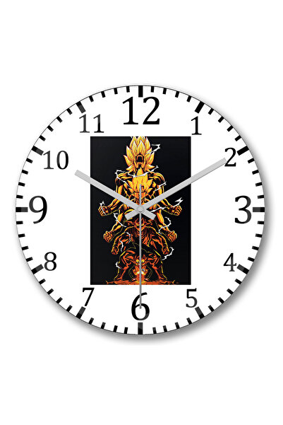 BASKI DÜNYASI Ceas de perete cu cea mai bună imprimare a lui Goku, din sticlă...