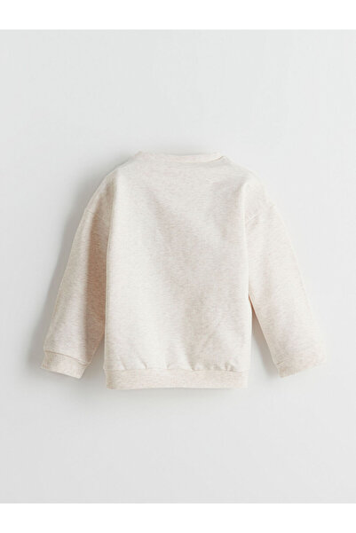 LC Waikiki Lcw Baby Bej Bisiklet Yaka Basic Erkek Bebek Pijama Takım