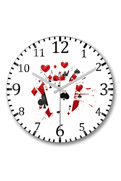 BASKI DÜNYASI Ceas de perete I Love Stranger Things din sticlă autentică bombată