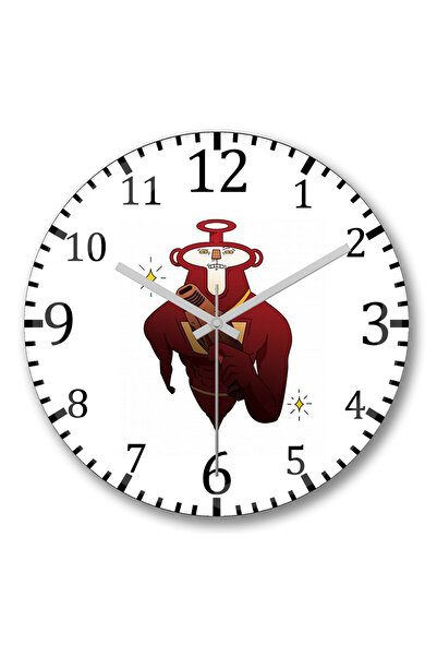 BASKI DÜNYASI Ceas de perete Tubbiecore din sticlă autentică bombată