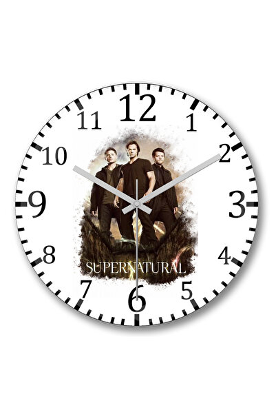 BASKI DÜNYASI ساعة حائط خارقة للطبيعة من الزجاج الحقيقي