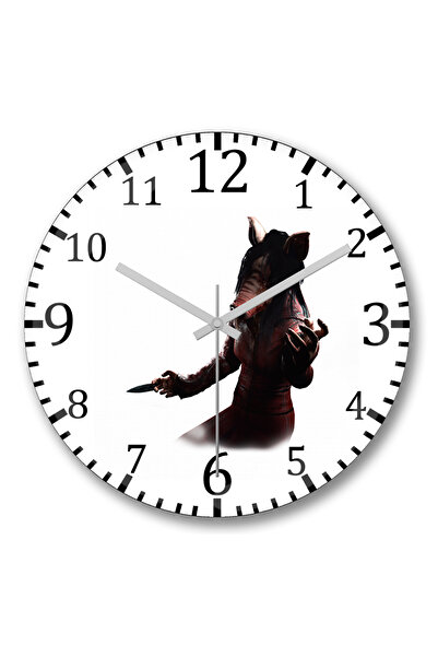 BASKI DÜNYASI ساعة حائط The Masters من الزجاج الحقيقي المنحني