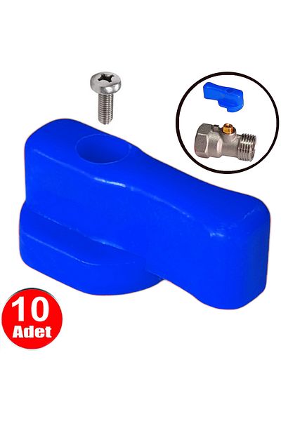 ALETÇANTAM Blue Plastic Mini Valve Head - 10 Pieces