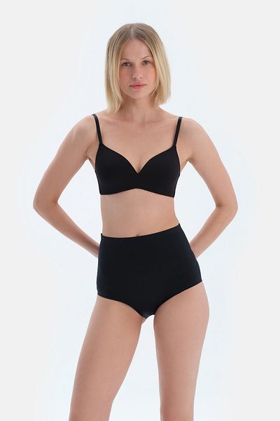 Dagi Schwarzes 4046Kc mittelhohes Höschenkorsett mit hoher Taille