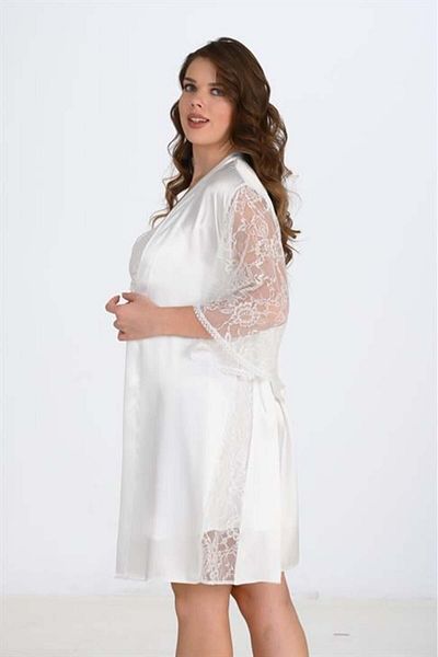 opencart t Plus Size 2Li Dressing Gown Set