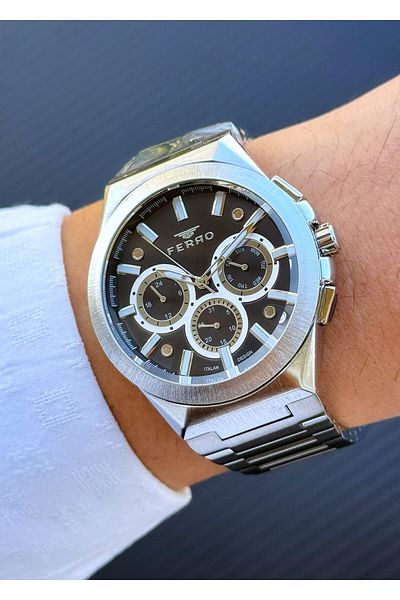 FERRO Steel Cord Men's Wrist Watch Asw123-I1881Fr