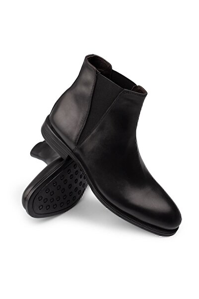 Deery Hakiki Deri Siyah Chelsea Erkek Bot