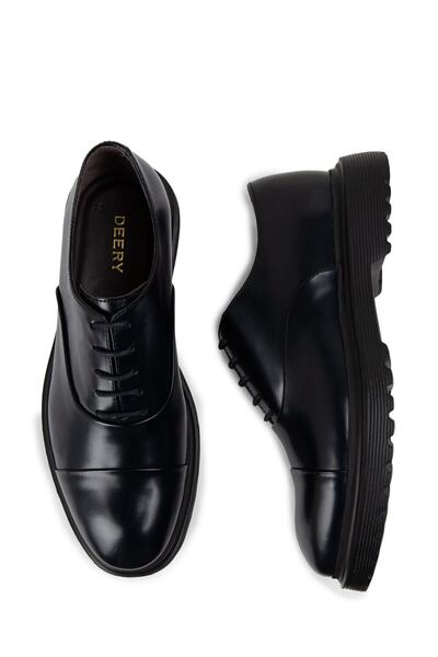 Deery Hakiki Deri Lacivert Günlük Erkek Ayakkabı