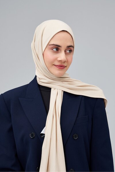 Modakaşmir Penye Şal Bej Rengi