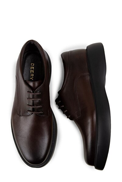 Deery Hakiki Deri Kahverengi Günlük Erkek Ayakkabı