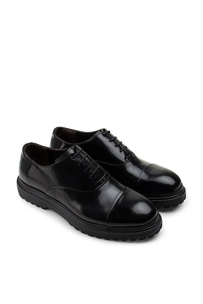 Deery Genuine Leather Black Casual Men's Shoes