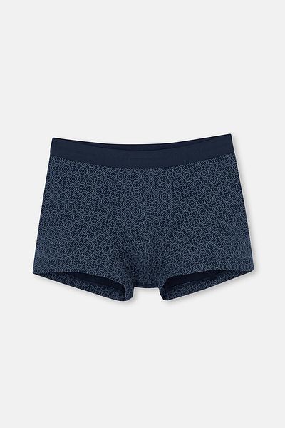 Dagi Marineblau 5210 3-teilige gemusterte Baumwoll-Boxershorts