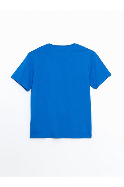 LC Waikiki Tricou pentru bărbați din bumbac pieptănat cu decolteu