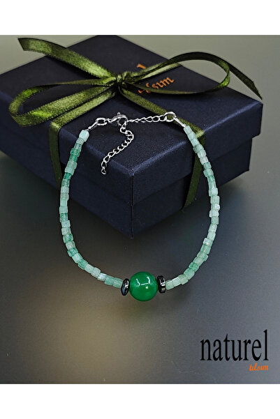 Naturel Tılsım Aventurine 3mm Natural Stone Lady Bracelet