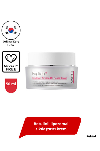 APOTHE Peptide 11 Botulinum Tension Up Repair Cream 50 ml Botulinli lipozomal...