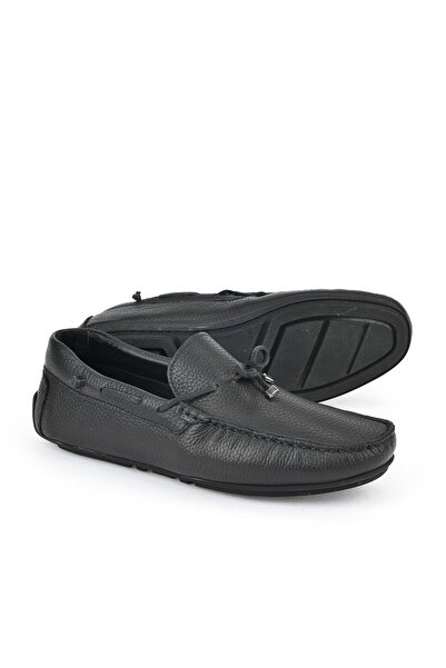 Ziya Genuine Leather Black Men's Shoes - 1511007 Zb01