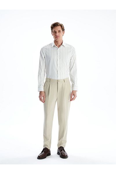 LC Waikiki Ανδρικό πουκάμισο LCWAIKIKI Formal Slim Fit με μακρυμάνικο ριγέ
